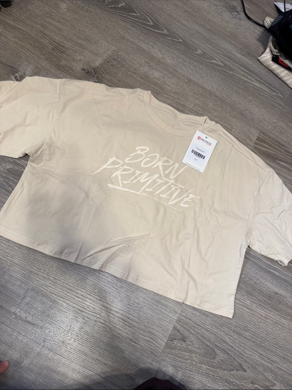 NWT Born Primitive Crop Tee - Large